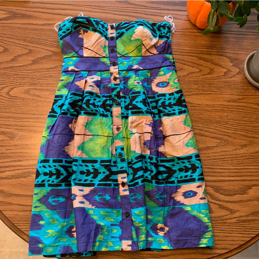 Y2K dress strapless reformation style